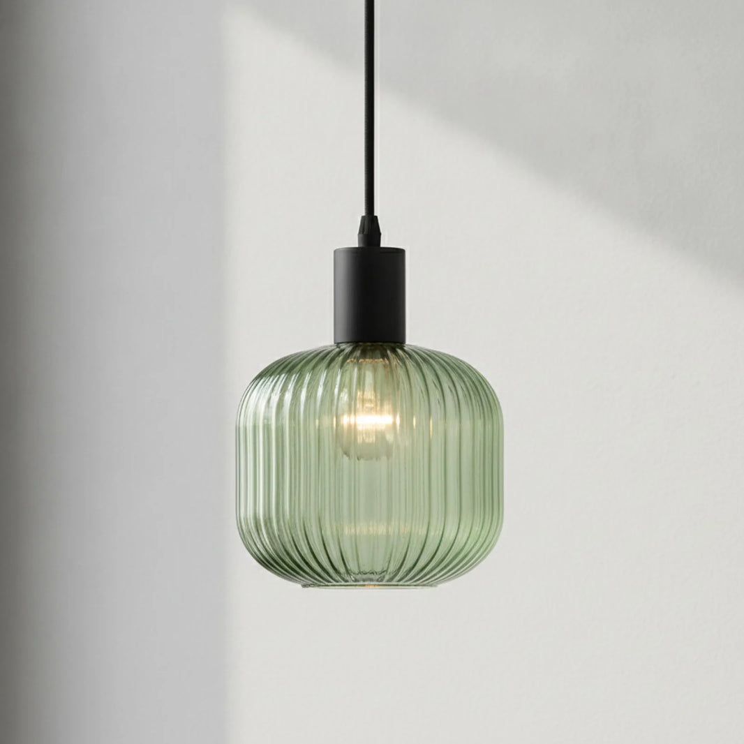 Abat-jour Globe Verre Vert