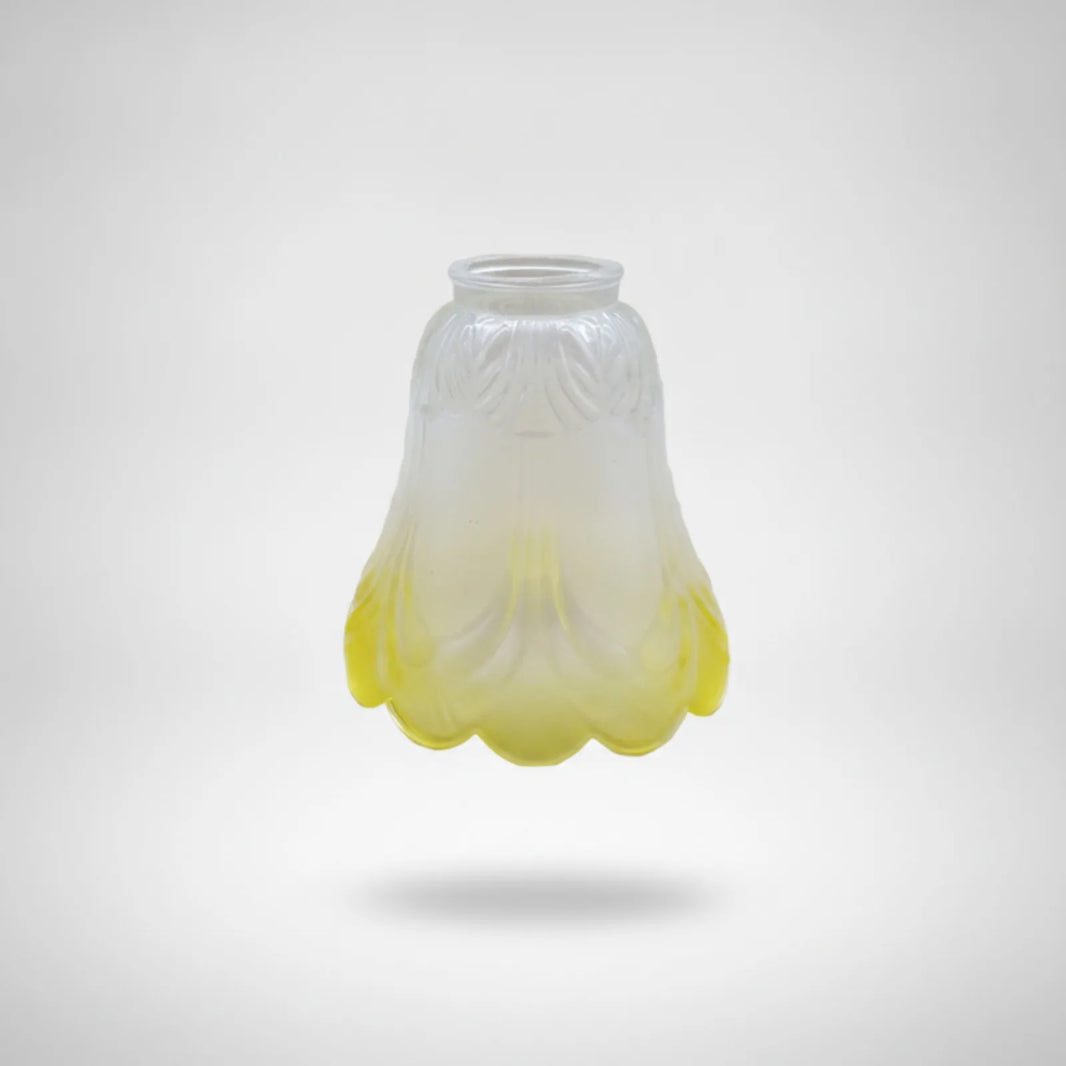 Abat-jour Fleur Vintage en Verre