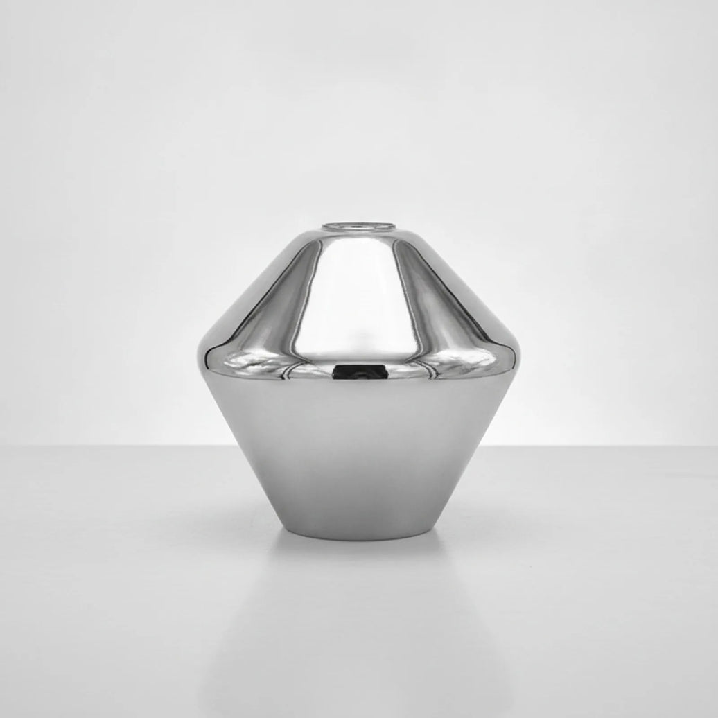 Abat-jour Forme Diamant Verre Nervuré Gris Fumé