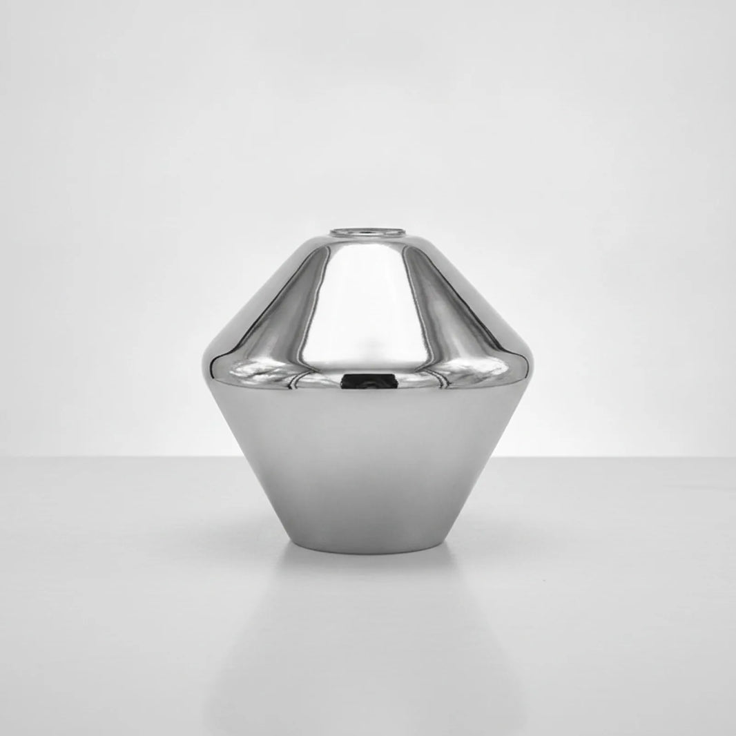Abat-jour Forme Diamant Verre Nervuré Gris Fumé