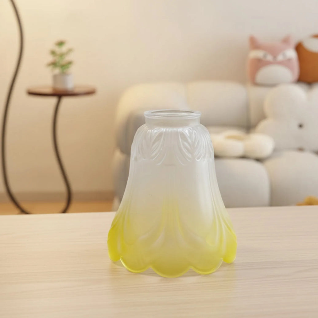 Abat-jour Fleur Vintage en Verre