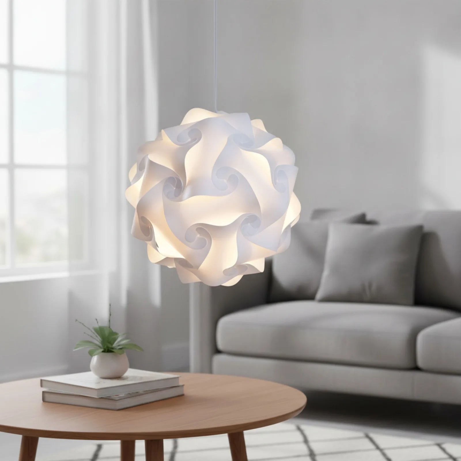 Abat-jour Puzzle Nordique DIY