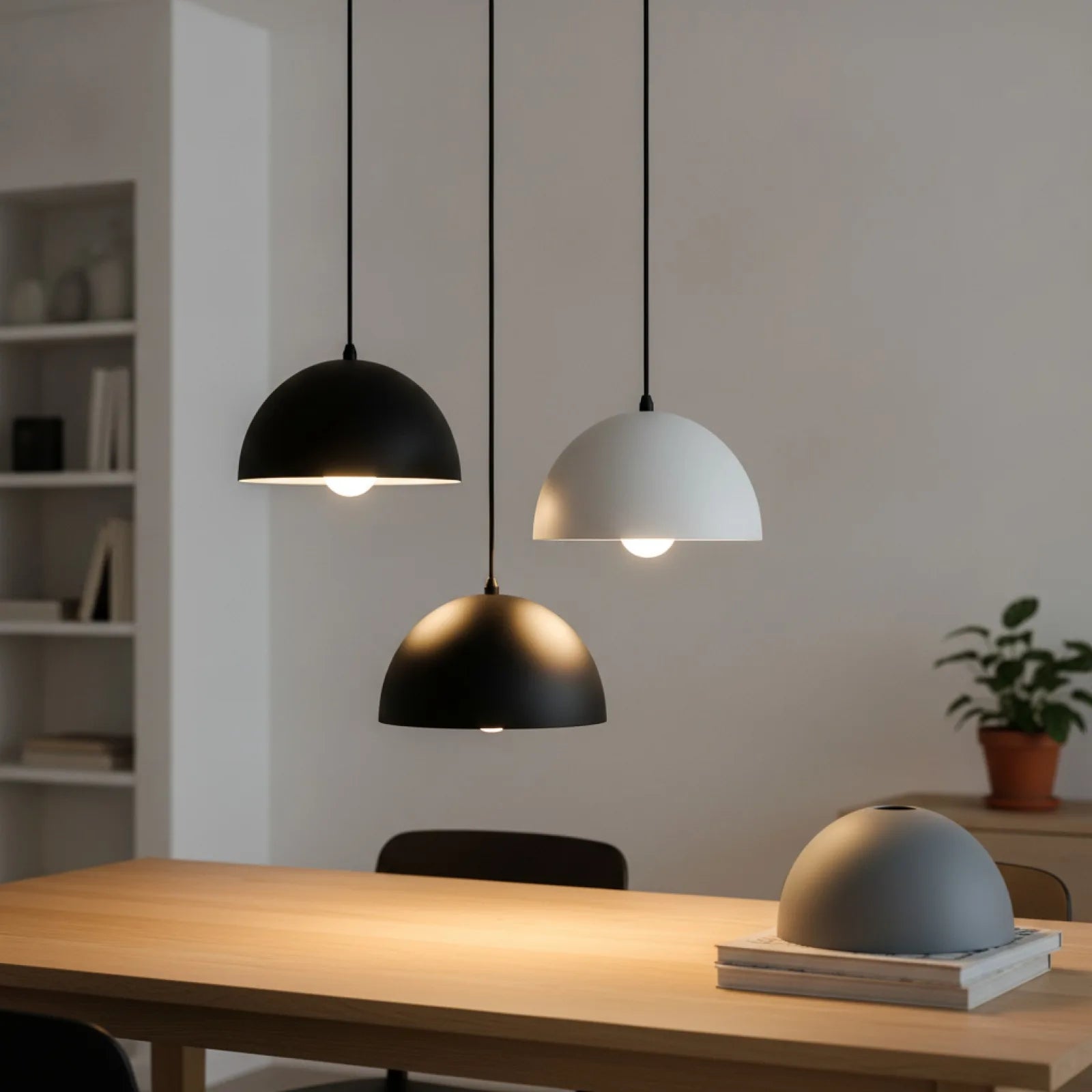 Abat Jour Métal Demi-Cercle Design