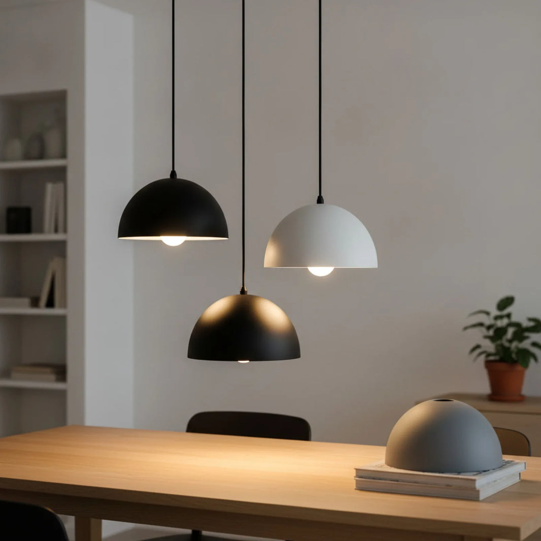 Abat Jour Métal Demi-Cercle Design