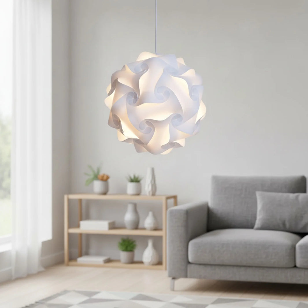 Abat-jour Puzzle Nordique DIY